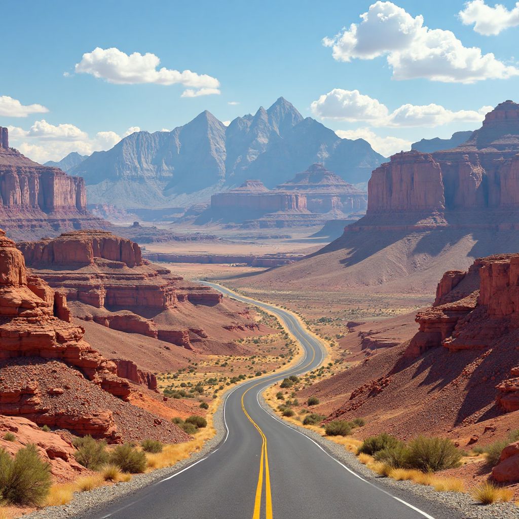 Paisaje de la Ruta 40 Norte